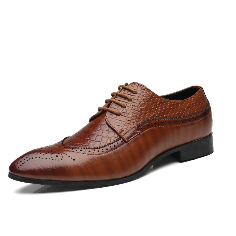 Herren - Lederschuhe im Vintage-Stil - Hochwertiges Leder - Stilvolle Eleganz für jeden Anlass