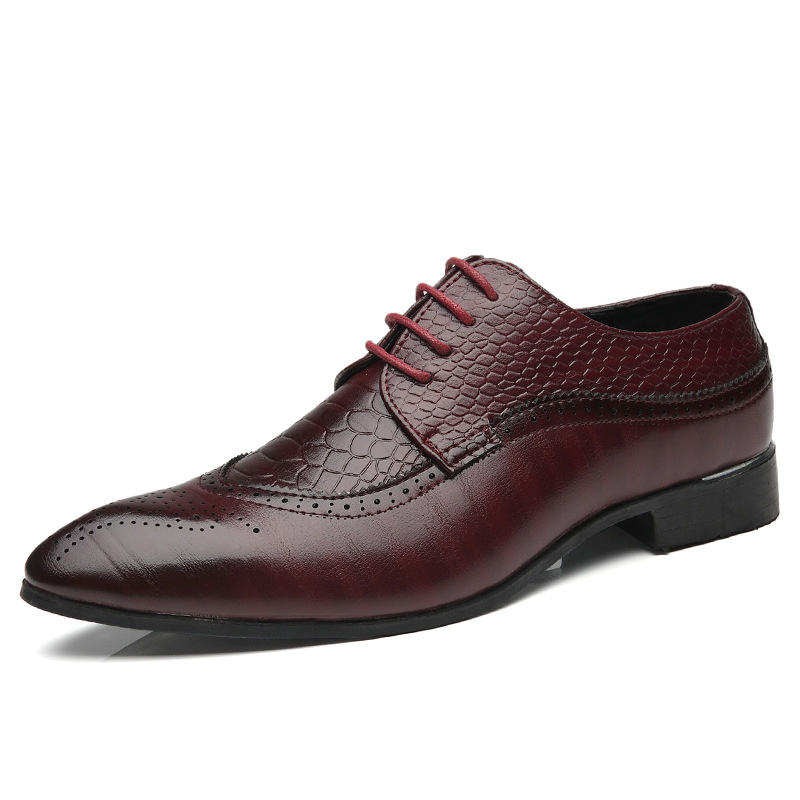 Herren - Lederschuhe im Vintage-Stil - Hochwertiges Leder - Stilvolle Eleganz für jeden Anlass